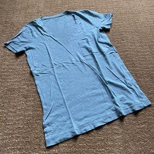 Madewell Whisper Cotton V-Neck Pocket